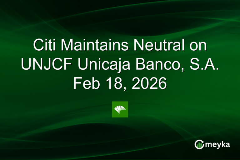 Citi Maintains Neutral on UNJCF Unicaja Banco, S.A. Feb 18, 2026