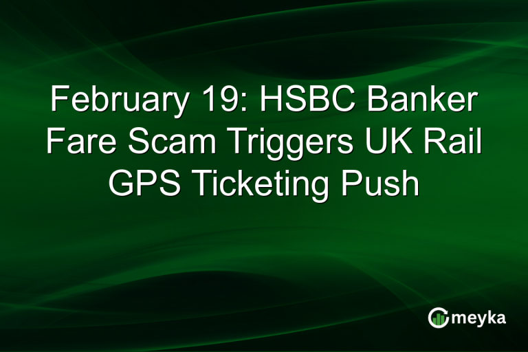 February 19: HSBC Banker Fare Scam Triggers UK Rail GPS Ticketing Push