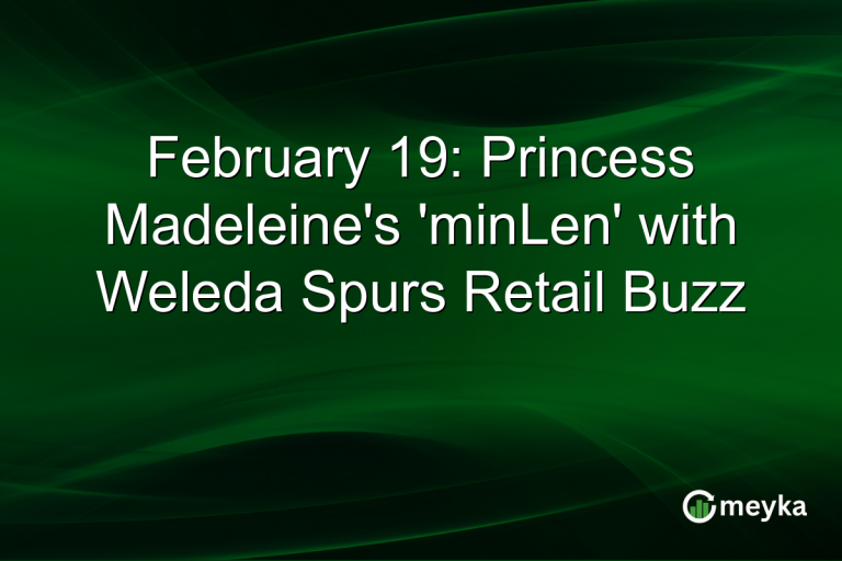 February 19: Princess Madeleine's 'minLen' with Weleda Spurs Retail Buzz