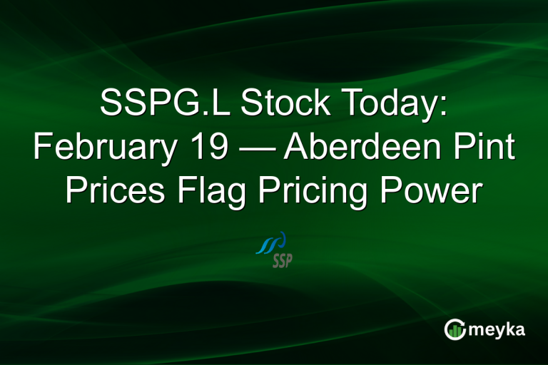 SSPG.L Stock Today: February 19 — Aberdeen Pint Prices Flag Pricing Power