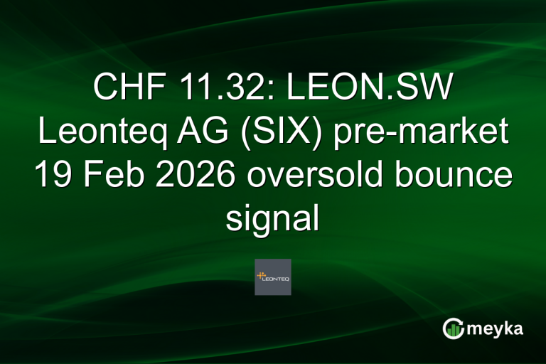 CHF 11.32: LEON.SW Leonteq AG (SIX) pre-market 19 Feb 2026 oversold bounce signal