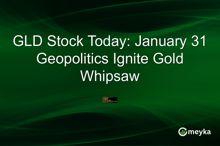 GLD Stock Today: January 31 Geopolitics Ignite Gold Whipsaw