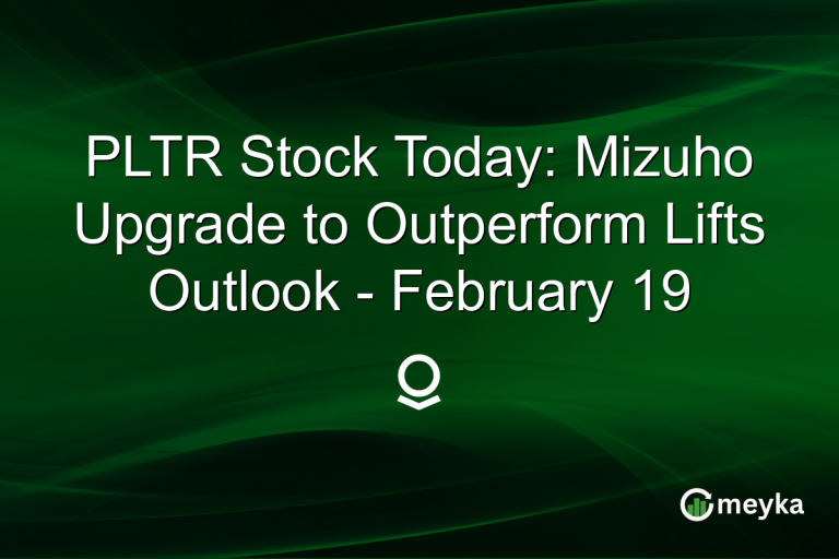 PLTR Stock Today: Mizuho Upgrade to Outperform Lifts Outlook - February 19