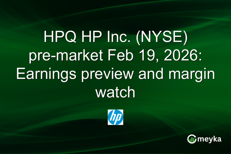 HPQ HP Inc. (NYSE) pre-market Feb 19, 2026: Earnings preview and margin watch
