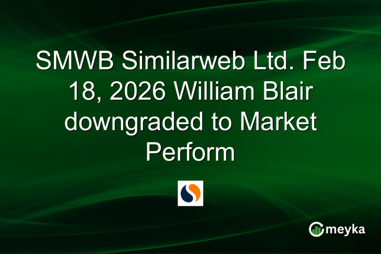 SMWB Similarweb Ltd. Feb 18, 2026 William Blair downgraded to Market Perform