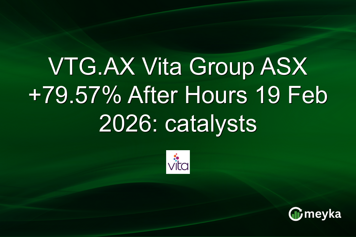 VTG.AX Vita Group ASX +79.57% After Hours 19 Feb 2026: catalysts