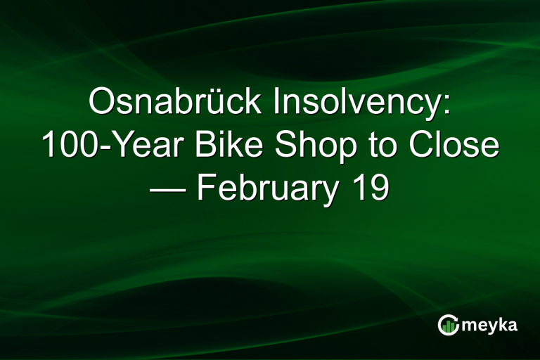 Osnabrück Insolvency: 100-Year Bike Shop to Close — February 19