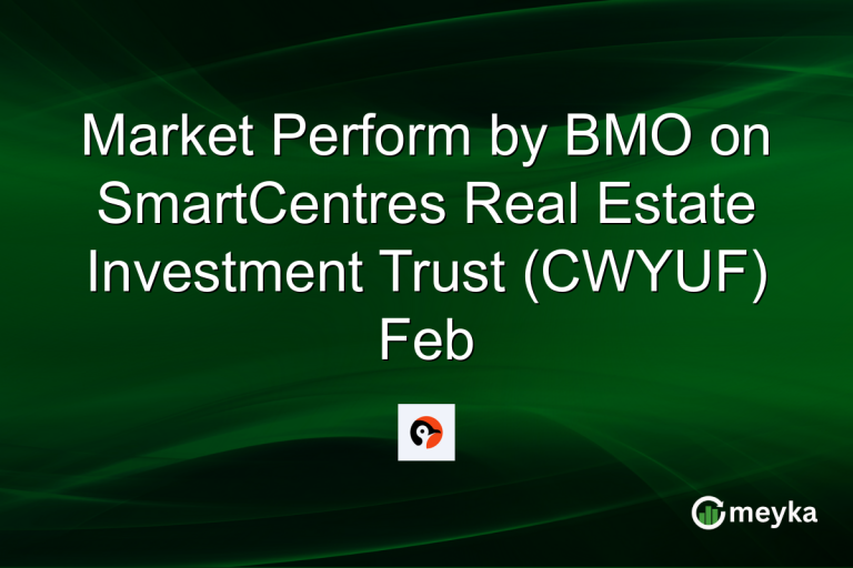 Market Perform by BMO on SmartCentres Real Estate Investment Trust (CWYUF) Feb