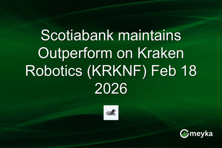 Scotiabank maintains Outperform on Kraken Robotics (KRKNF) Feb 18 2026