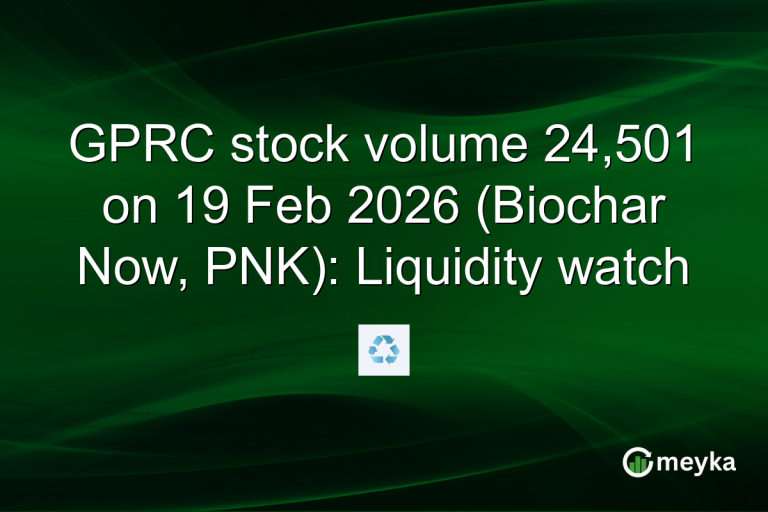 GPRC stock volume 24,501 on 19 Feb 2026 (Biochar Now, PNK): Liquidity watch