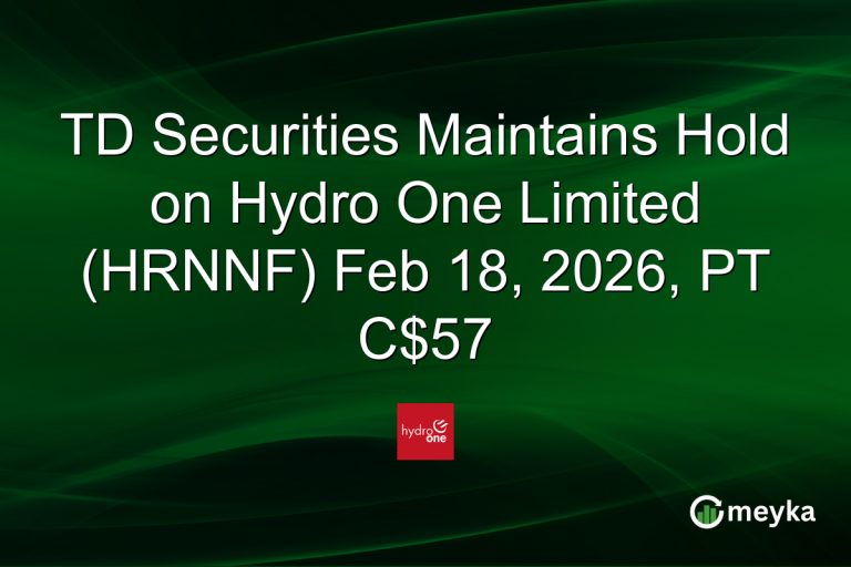 TD Securities Maintains Hold on Hydro One Limited (HRNNF) Feb 18, 2026, PT C$57
