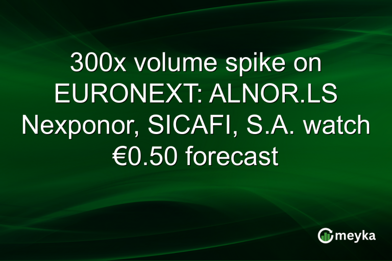 300x volume spike on EURONEXT: ALNOR.LS Nexponor, SICAFI, S.A. watch €0.50 forecast