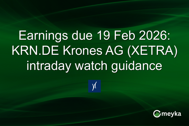 Earnings due 19 Feb 2026: KRN.DE Krones AG (XETRA) intraday watch guidance