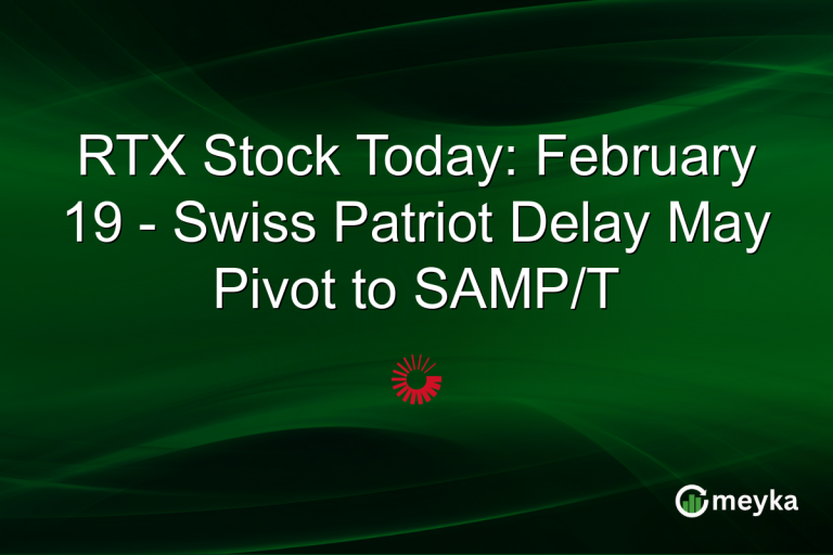 RTX Stock Today: February 19 - Swiss Patriot Delay May Pivot to SAMP/T