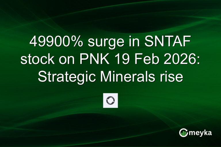49900% surge in SNTAF stock on PNK 19 Feb 2026: Strategic Minerals rise