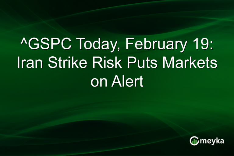 ^GSPC Today, February 19: Iran Strike Risk Puts Markets on Alert