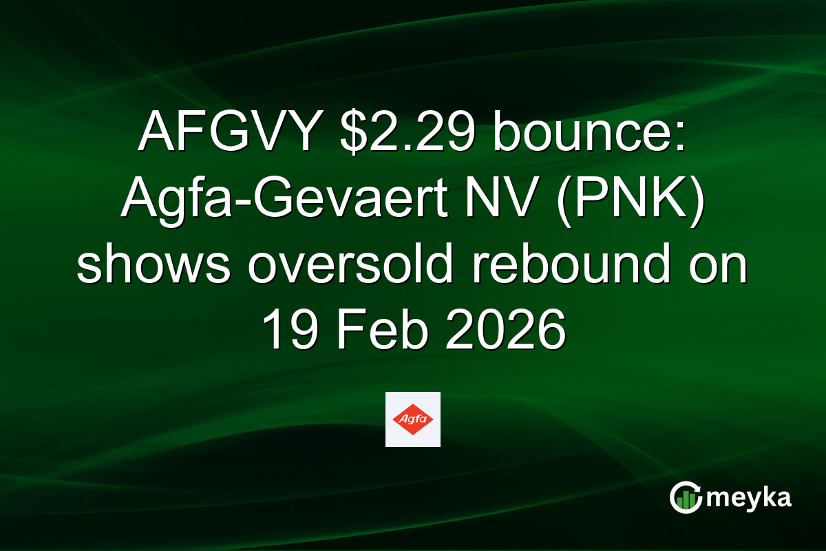 AFGVY $2.29 bounce: Agfa-Gevaert NV (PNK) shows oversold rebound on 19 Feb 2026