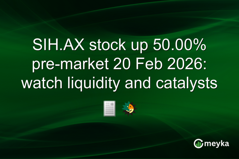 SIH.AX stock up 50.00% pre-market 20 Feb 2026: watch liquidity and catalysts