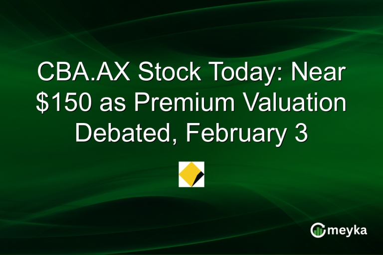 CBA.AX Stock Today: Near $150 as Premium Valuation Debated, February 3