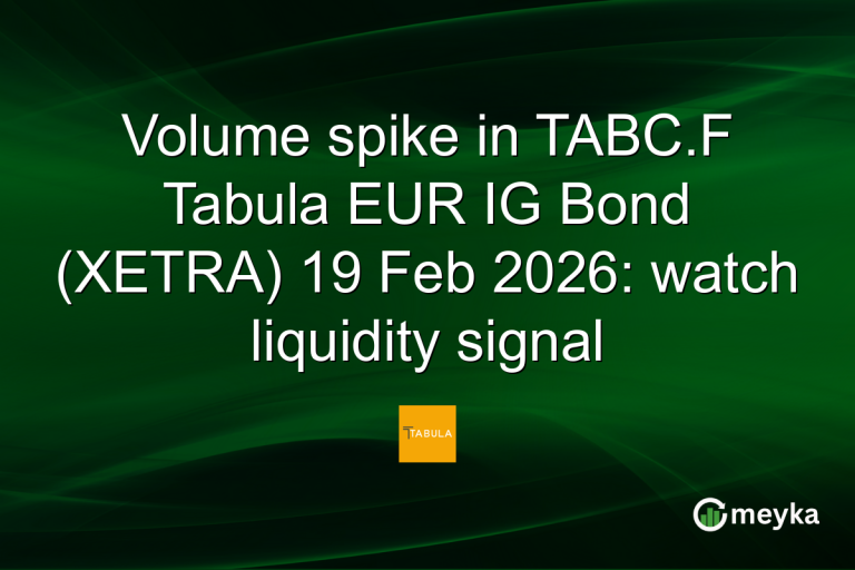 Volume spike in TABC.F Tabula EUR IG Bond (XETRA) 19 Feb 2026: watch liquidity signal