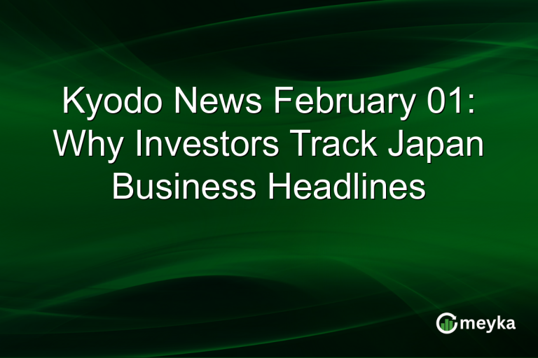 Kyodo News February 01: Why Investors Track Japan Business Headlines