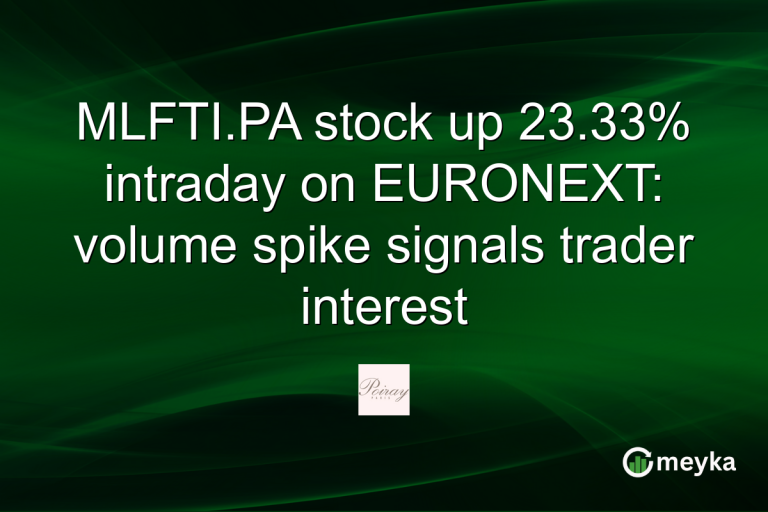 MLFTI.PA stock up 23.33% intraday on EURONEXT: volume spike signals trader interest