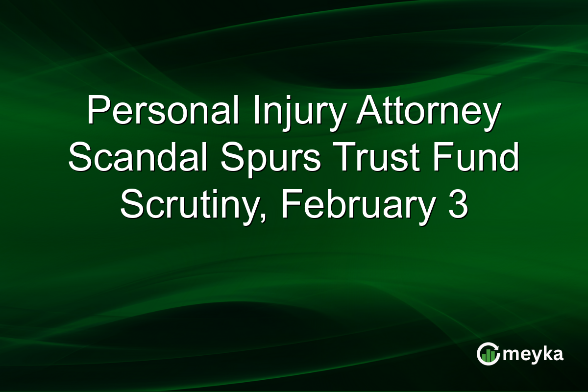 Personal Injury Attorney Scandal Spurs Trust Fund Scrutiny, February 3
