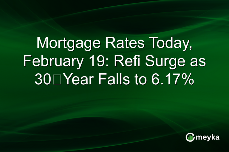 Mortgage Rates Today, February 19: Refi Surge as 30‑Year Falls to 6.17%