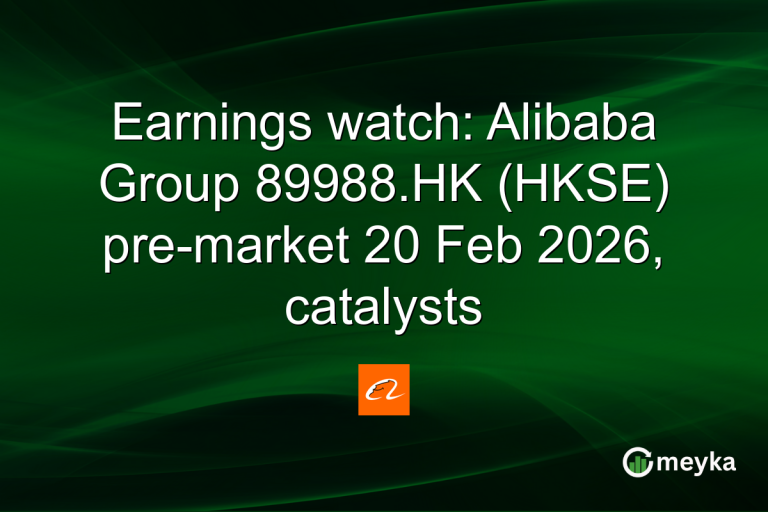 Earnings watch: Alibaba Group 89988.HK (HKSE) pre-market 20 Feb 2026, catalysts