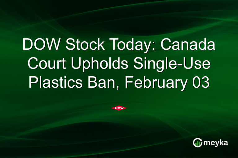 DOW Stock Today: Canada Court Upholds Single-Use Plastics Ban, February 03