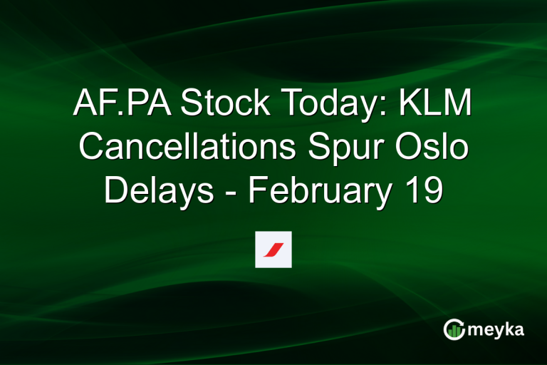 AF.PA Stock Today: KLM Cancellations Spur Oslo Delays - February 19