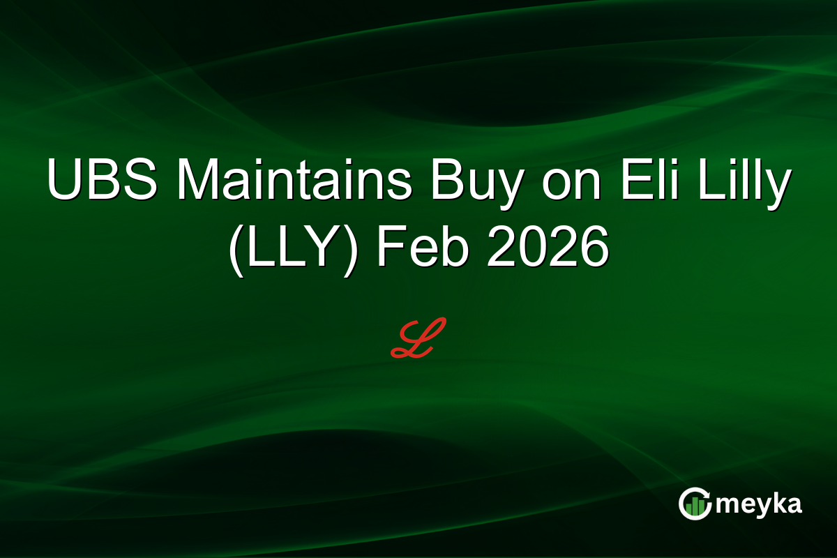 UBS Maintains Buy on Eli Lilly (LLY) Feb 2026