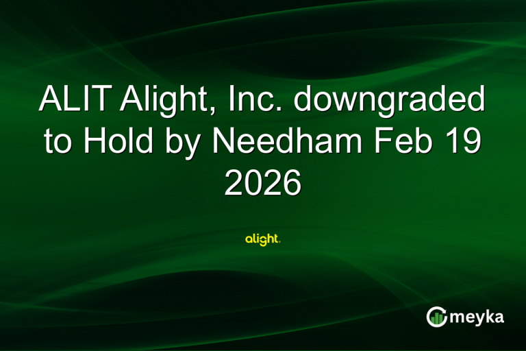 ALIT Alight, Inc. downgraded to Hold by Needham Feb 19 2026