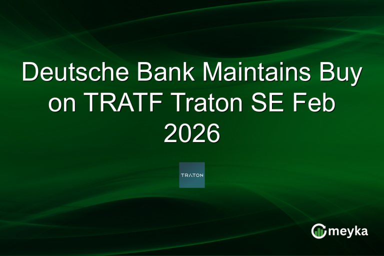 Deutsche Bank Maintains Buy on TRATF Traton SE Feb 2026