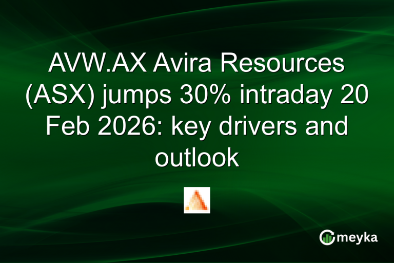 AVW.AX Avira Resources (ASX) jumps 30% intraday 20 Feb 2026: key drivers and outlook