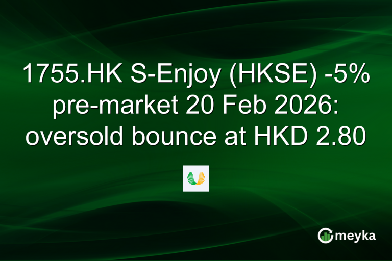 1755.HK S-Enjoy (HKSE) -5% pre-market 20 Feb 2026: oversold bounce at HKD 2.80