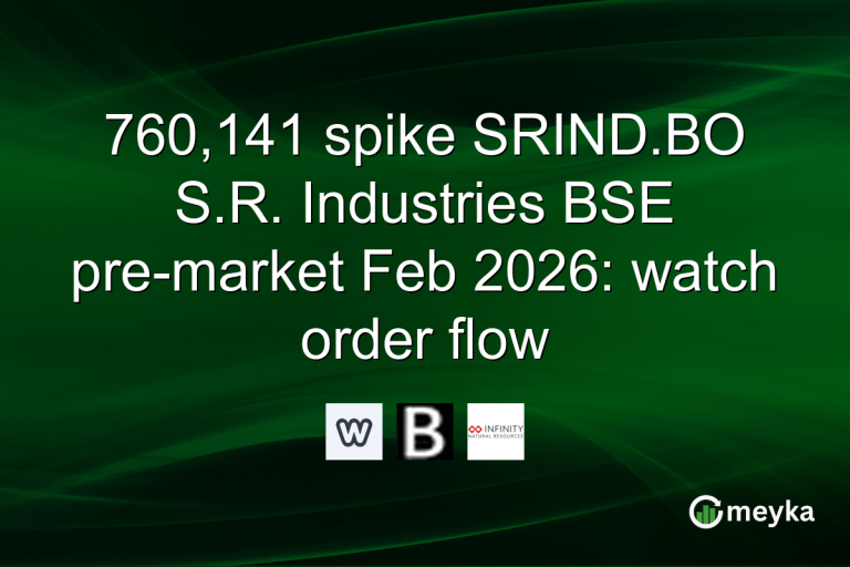760,141 spike SRIND.BO S.R. Industries BSE pre-market Feb 2026: watch order flow