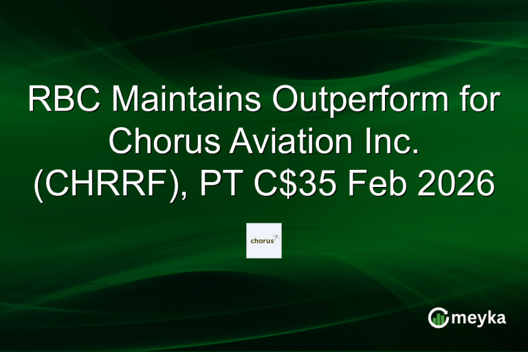 RBC Maintains Outperform for Chorus Aviation Inc. (CHRRF), PT C$35 Feb 2026