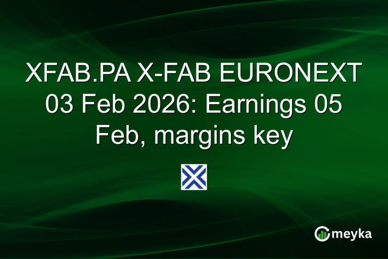 XFAB.PA X-FAB EURONEXT 03 Feb 2026: Earnings 05 Feb, margins key