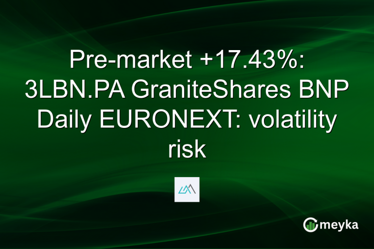 Pre-market +17.43%: 3LBN.PA GraniteShares BNP Daily EURONEXT: volatility risk