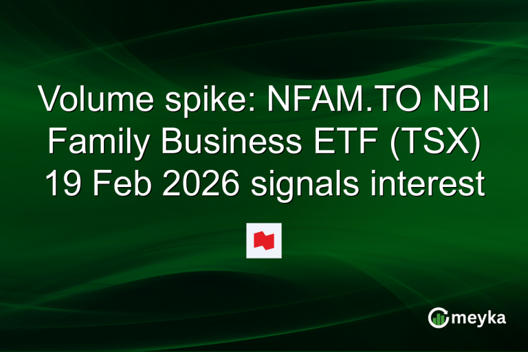 Volume spike: NFAM.TO NBI Family Business ETF (TSX) 19 Feb 2026 signals interest