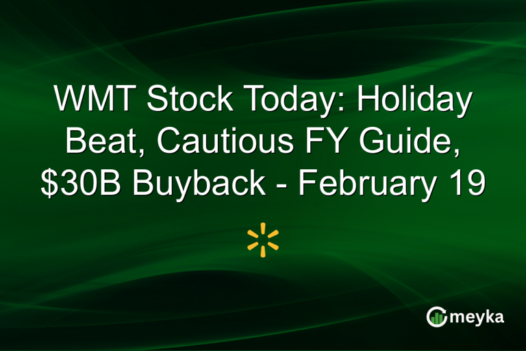 WMT Stock Today: Holiday Beat, Cautious FY Guide, $30B Buyback - February 19