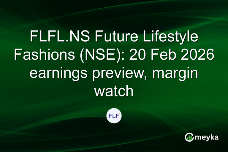 FLFL.NS Future Lifestyle Fashions (NSE): 20 Feb 2026 earnings preview, margin watch