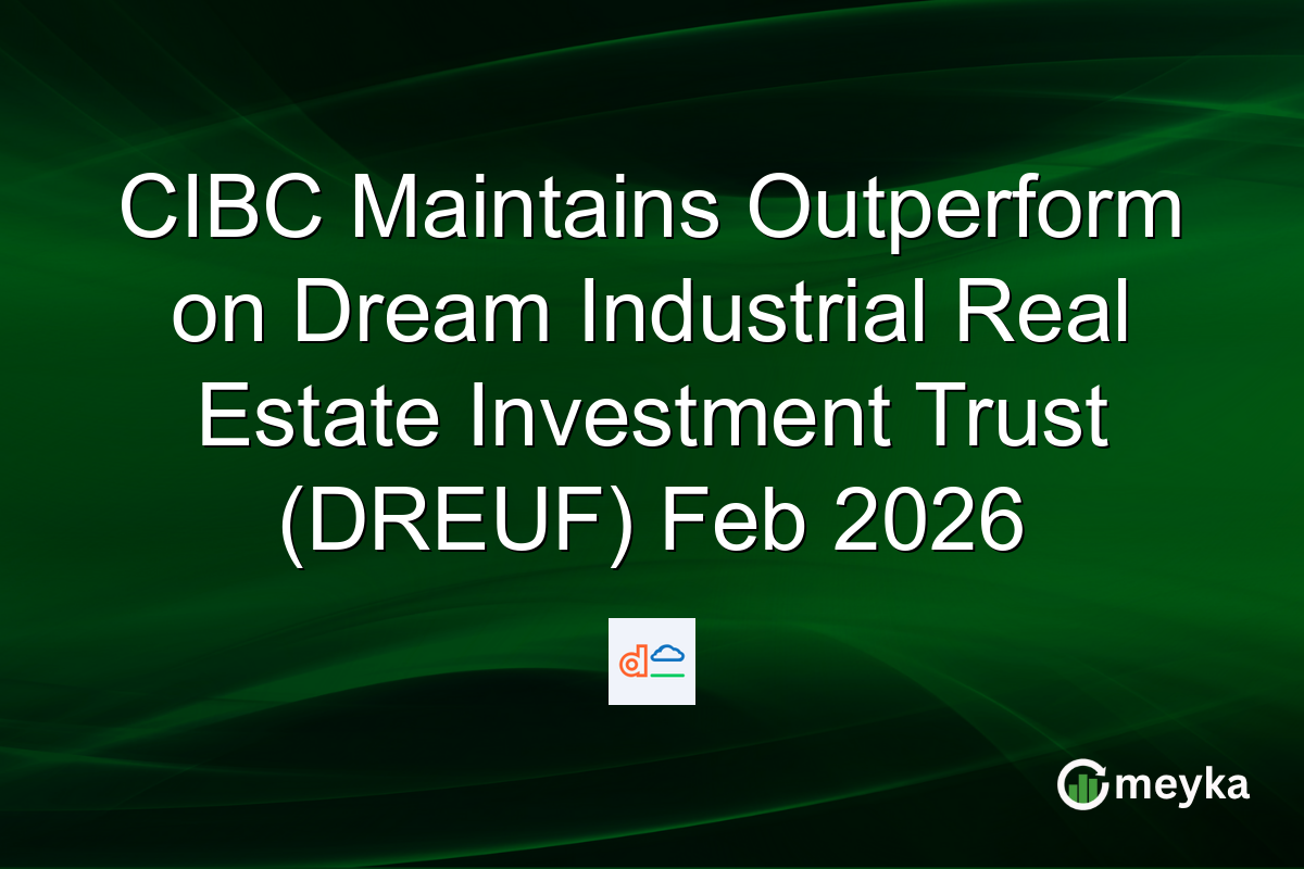 CIBC Maintains Outperform on Dream Industrial Real Estate Investment Trust (DREUF) Feb 2026