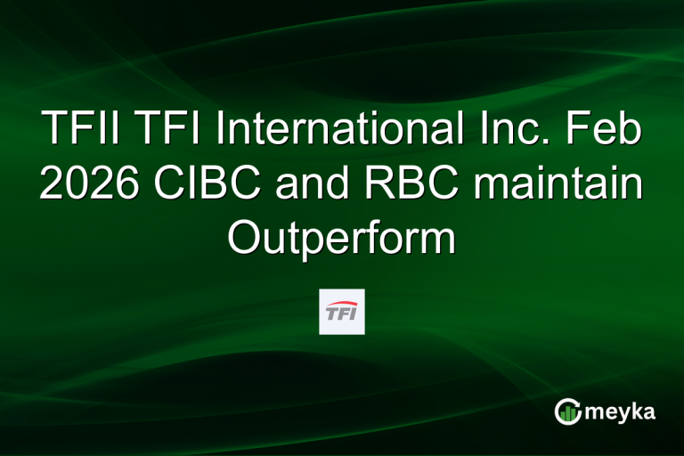 TFII TFI International Inc. Feb 2026 CIBC and RBC maintain Outperform
