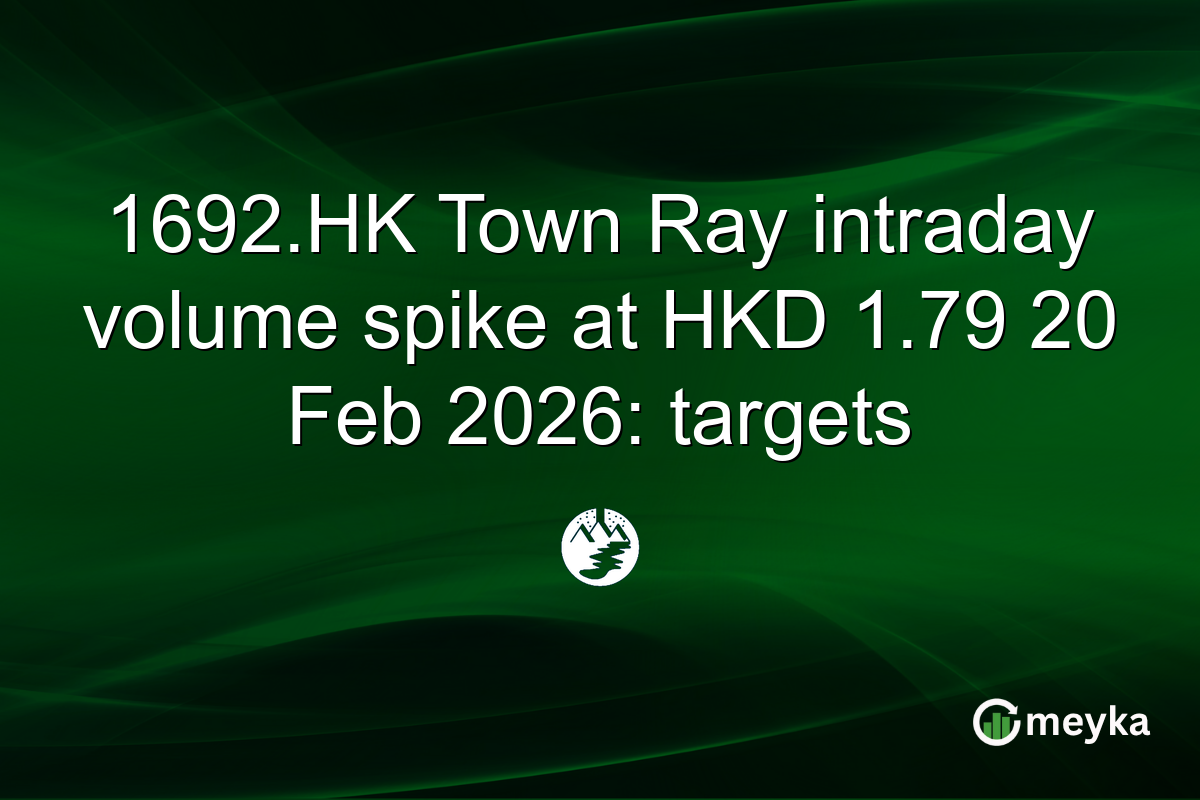 1692.HK Town Ray intraday volume spike at HKD 1.79 20 Feb 2026: targets