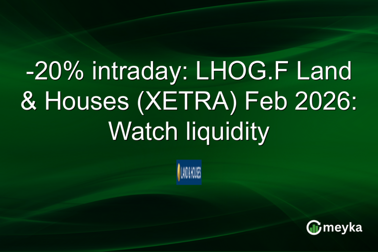 -20% intraday: LHOG.F Land & Houses (XETRA) Feb 2026: Watch liquidity