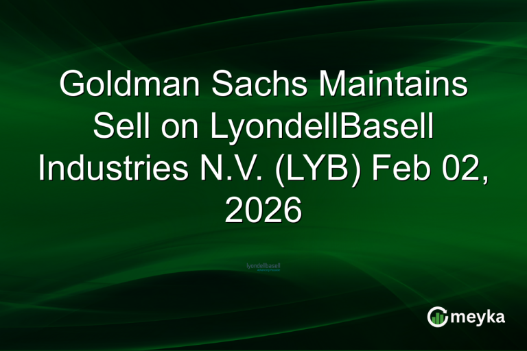 Goldman Sachs Maintains Sell on LyondellBasell Industries N.V. (LYB) Feb 02, 2026