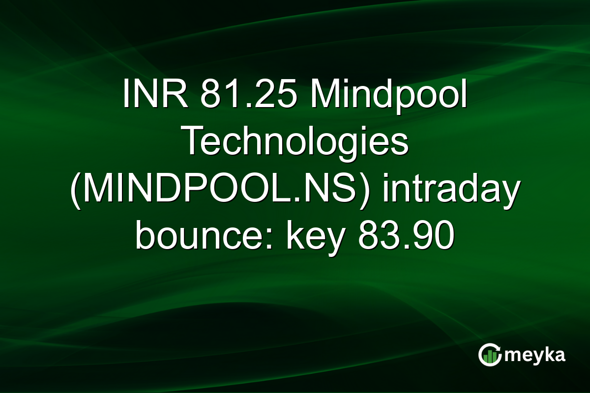 INR 81.25 Mindpool Technologies (MINDPOOL.NS) intraday bounce: key 83.90