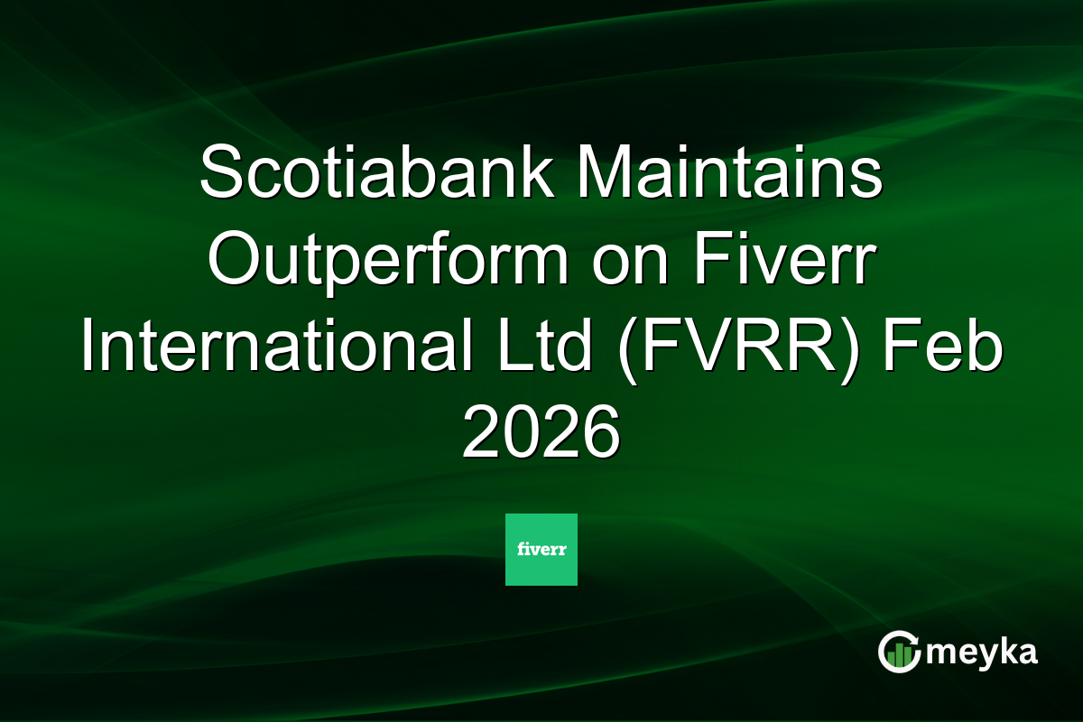 Scotiabank Maintains Outperform on Fiverr International Ltd (FVRR) Feb 2026
